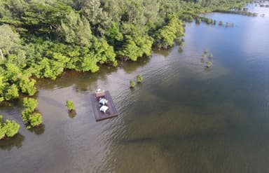 雄大な自然と爽やかな空気に包まれた『マングローブカフェ』