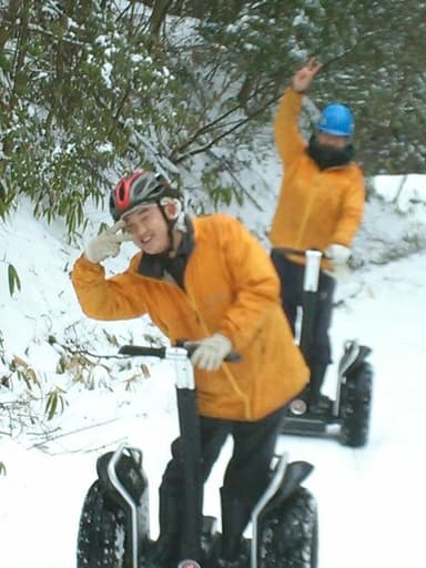 雪上セグウェイ イメージ