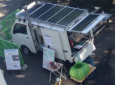 軽自動車型ハイブリッド電源車