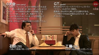 「0次会」PR動画 シーン１