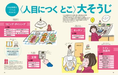 〈人目につくとこ〉大そうじ（リビング・ダイニングはもちろん、玄関、トイレ・洗面所、そしてキッチンなども意外と人目につきます）