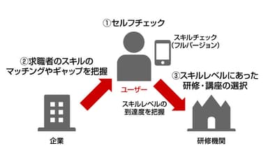 スキルチェック(フルバージョン)の利用イメージ