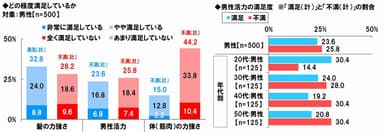 男性活力ほか満足度