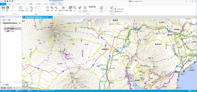 国土地理院の「地理院地図」をMapInfo Pro(TM)で表示