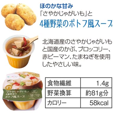 4種野菜のポトフ風スープ