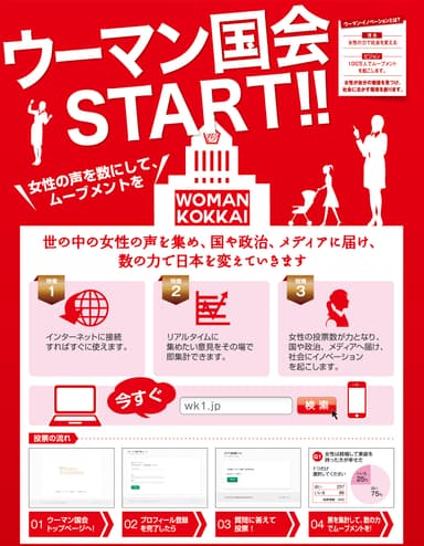 「ウーマン国会」スタート