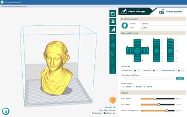 「Cura for BONSAILABS」の画面