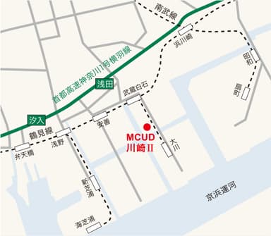 ＜MCUD川崎II＞MAP