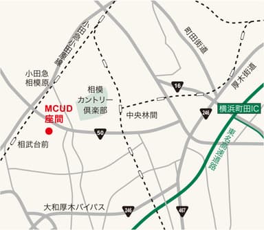 ＜MCUD座間＞MAP