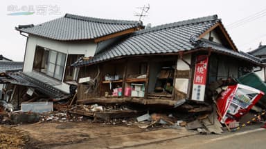 全壊した家屋