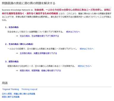 BKN“Business Knowledge Network”画面サンプル (1)