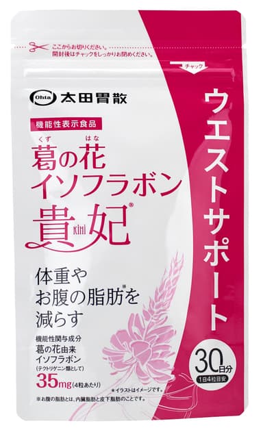 「葛の花イソフラボン 貴妃(R)」パウチ