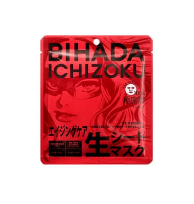 BIHADA ICHIZOKU エイジングケア生シートマスク 朱音沢月　1枚入り