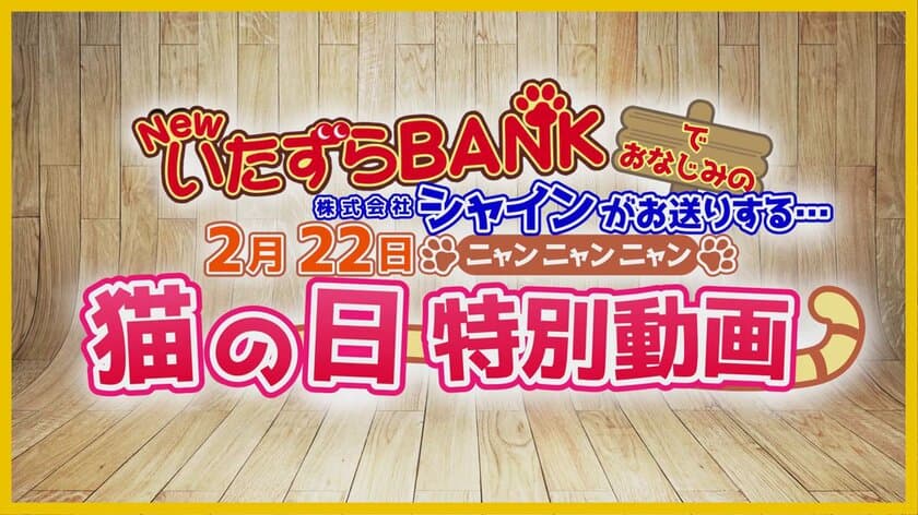 「ネコノミクスの効果、体感してますか？」　
“猫の日”に向けたPVで猫たちに街頭インタビュー