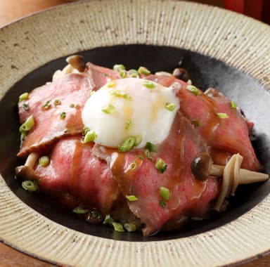 【和】特製昆布醤油だれのローストビーフ丼