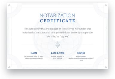 Acronis Notary(TM)