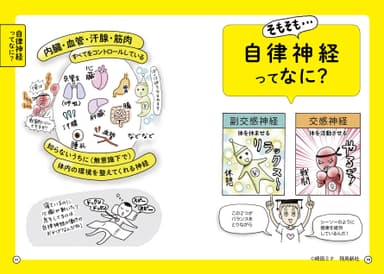 自律神経の仕組みも、心療内科医がきちんと監修。