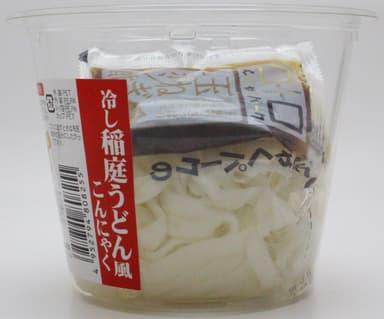 糖質0カロリーオフカップ麺　冷し稲庭うどん風こんにゃく