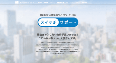 「スイッチサポート」サイトキャプチャ