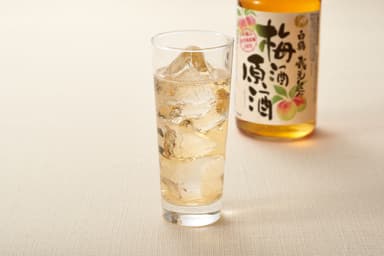 梅酒原酒のソーダ割り イメージ画像