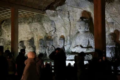 国宝臼杵石仏年越供養法要