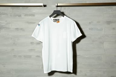 FREECITY ORGANIC SMALL POC TEE FOR S＆P COLOR：ホワイト　価格：￥8&#44;000(税別)