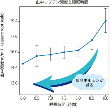 睡眠と痩せホルモン(レプチン)の関係