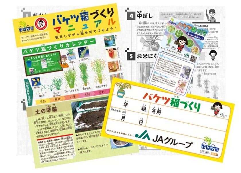 「バケツ稲づくりセット」38万セットをお届け！！
平成29年3月13日(月)より申し込み受付開始