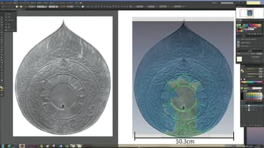 3D造形ソフトで3D彫刻 (c)東京藝術大学COI拠点