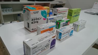 豊富な提供薬品