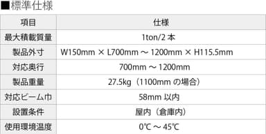 減震デッキ仕様