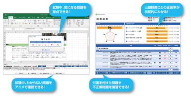 図2.自動採点付き模擬試験プログラム