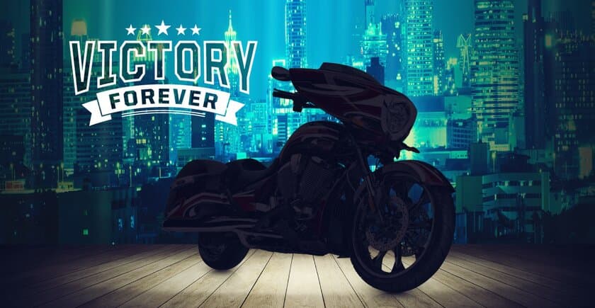 VICTORY MOTORCYCLES 特別プログラムオークションを開催！
3月24日(金)～26日(日)・東京モーターサイクルショーにて