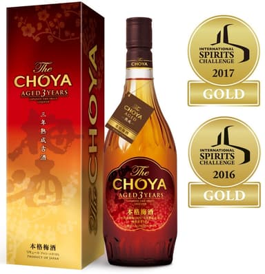 The CHOYA AGED 3 YEARS 化粧箱