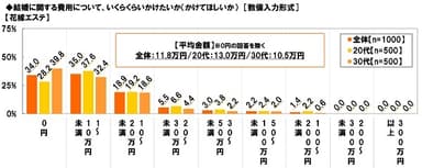 花嫁エステにかけたい金額