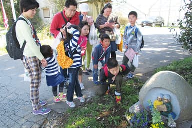 そろばん道祖神を廻るウォークラリー