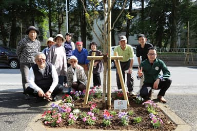 常盤平の地域ボランティアの皆さん