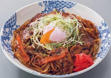 極太麺の香ばしソース焼きそば