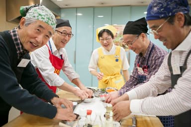 料理教室実習風景