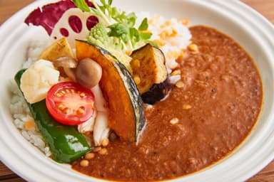 「Cfarm」の看板メニュー「野菜カレー」