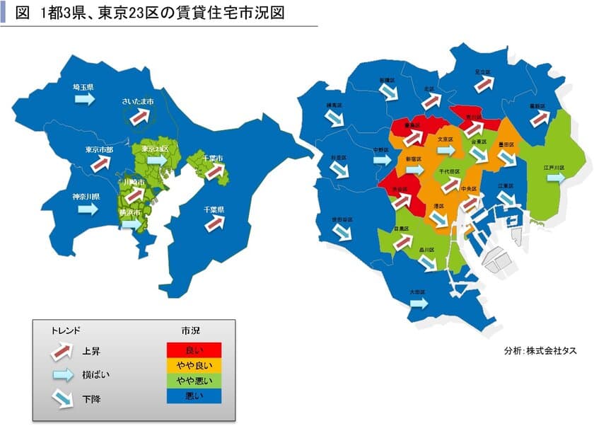 2016年第4四半期　1都3県賃貸住宅市況図と
東京23区ハイクラス賃貸住宅の市場動向
～賃貸住宅市場レポート　
首都圏版・関西圏・中京圏・福岡県版　2017年4月～