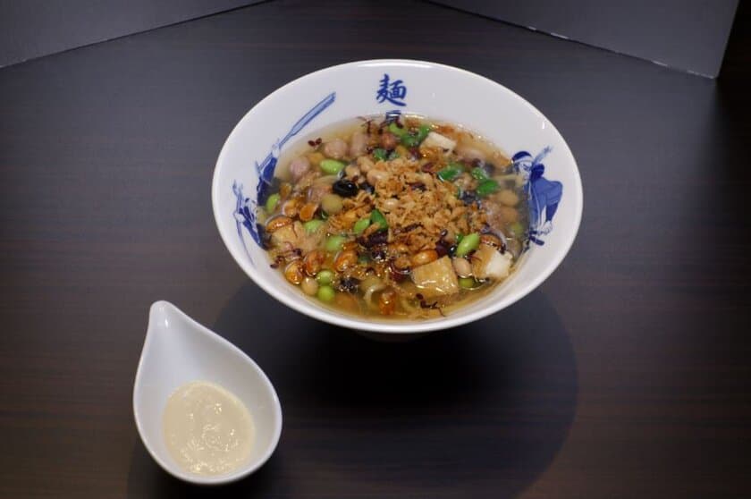 注目度上昇中！「蒸し豆」にこだわったラーメン登場　
麺屋武蔵『9種の蒸し豆ら～麺』
2017年4月28日(金)販売開始