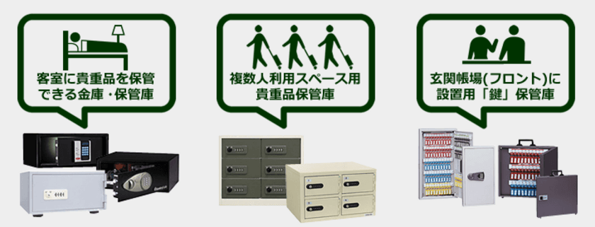 民泊での防犯・トラブル対策に金庫の導入を！
金庫通販の「金庫屋」が民泊に適した金庫の特集ページを公開
