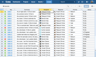 Excel like Issue Editor for JIRA Cloud