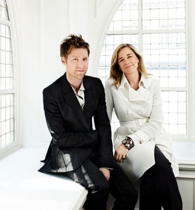 Christopher Bailey and Angela Ahrendts