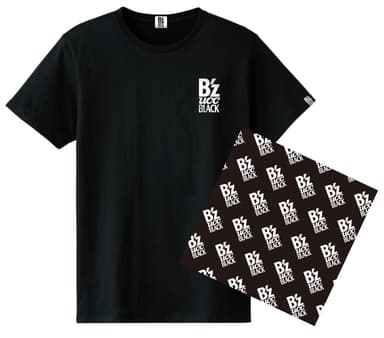 【UCC×B'z】オリジナルBLACK Tシャツ＆バンダナセット