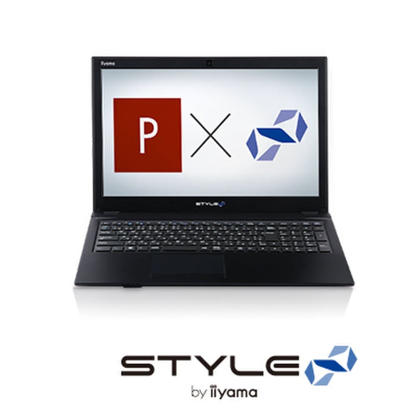 iiyama PC「STYLE∞（スタイル インフィニティ）」より
最新の第7世代CPUと高速SSDを搭載した
即日出荷が可能な15型HDノートパソコンを発売