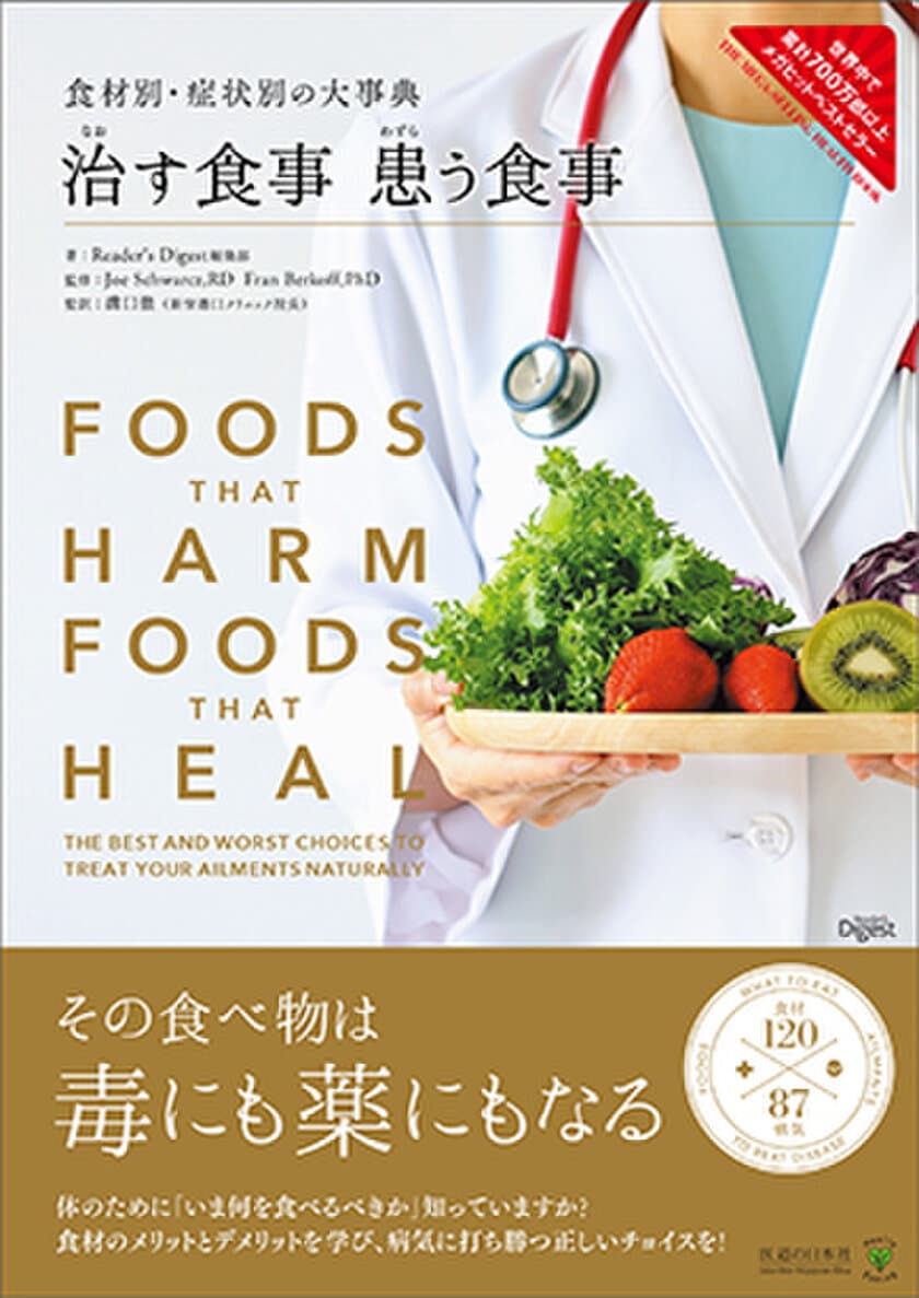 全世界累計700万部突破のベストセラーを
栄養療法の権威“医師 溝口 徹”が監訳！
食材・症状別の栄養大辞典、発売