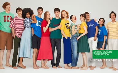 UNITED COLORS OF BENETTON. FOR ADAM ET ROPE