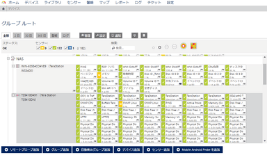 テラステーションのデバイスツリー